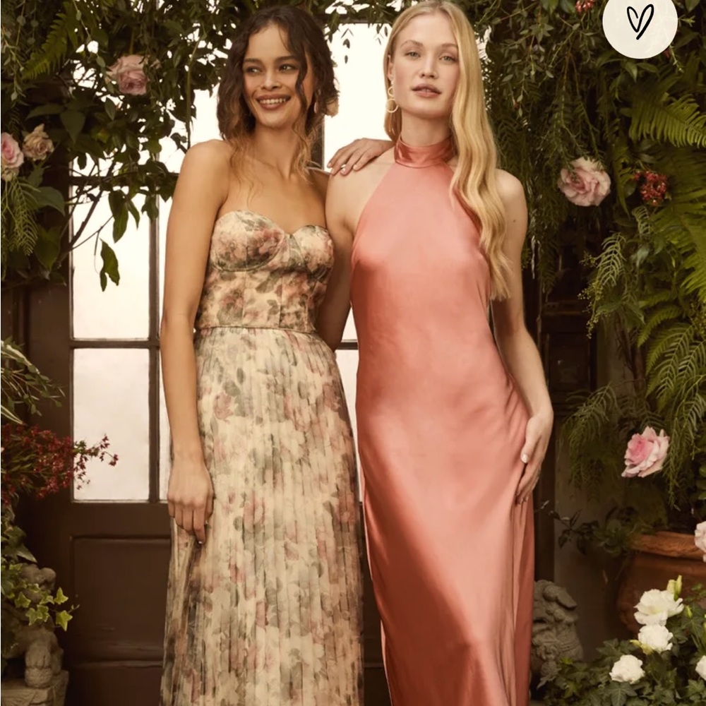 - Beautiful-Multi floral organza maxi dress